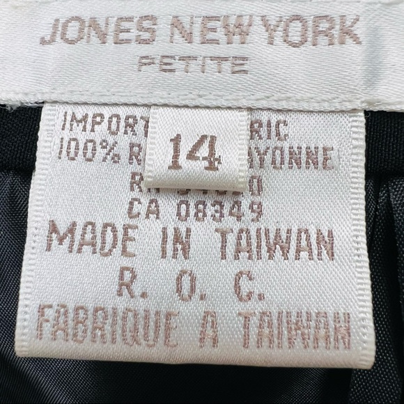 Vintage Jones New York midi skirt geometric print dots - Picture 6 of 6